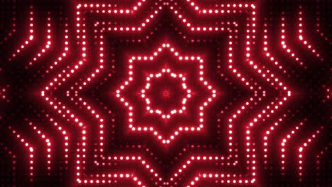 Red Light Kaleidoscope Pattern