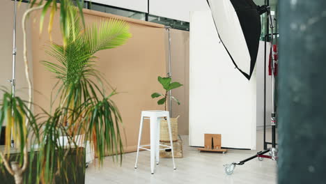 modern photography studio interior