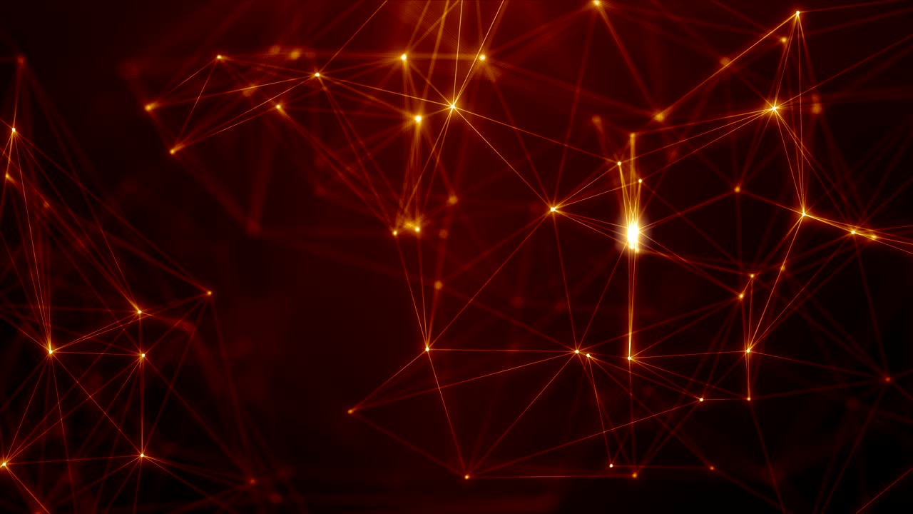 plexus abstracto de red títulos de tecnología ciencia de fondo bucle