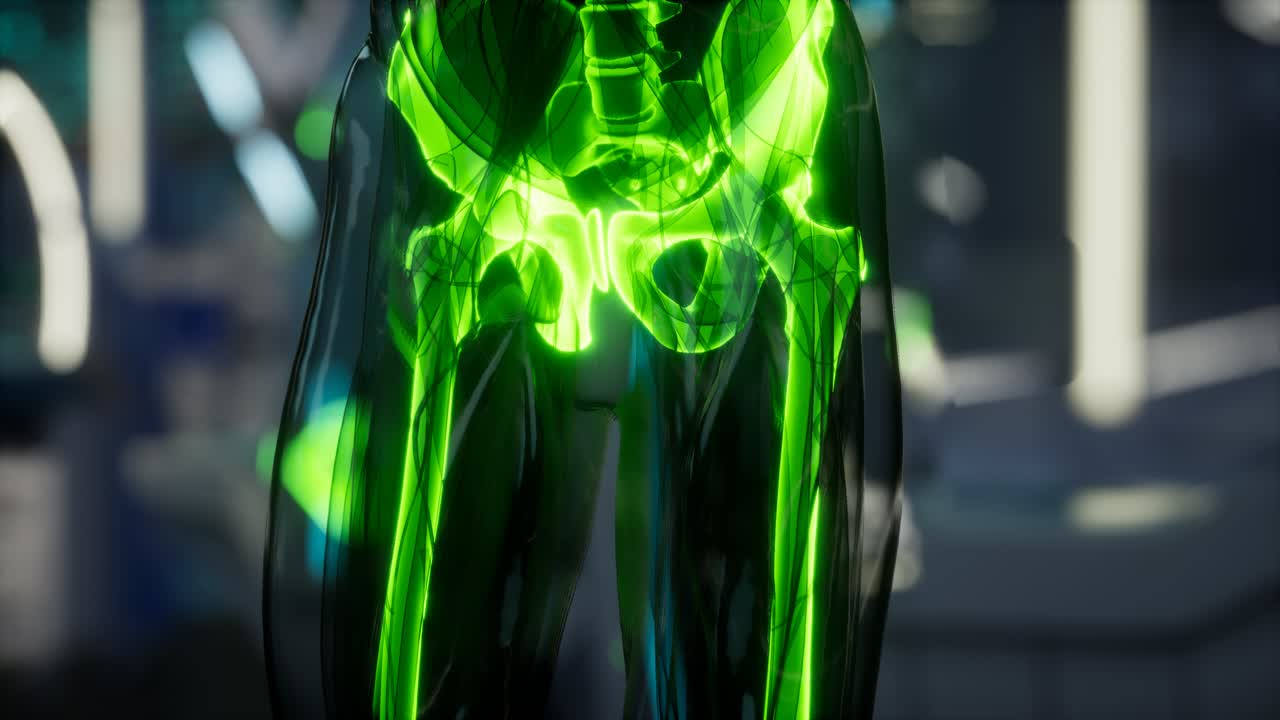 실험실 에서 인간 골격  ⁇  스캔 검사