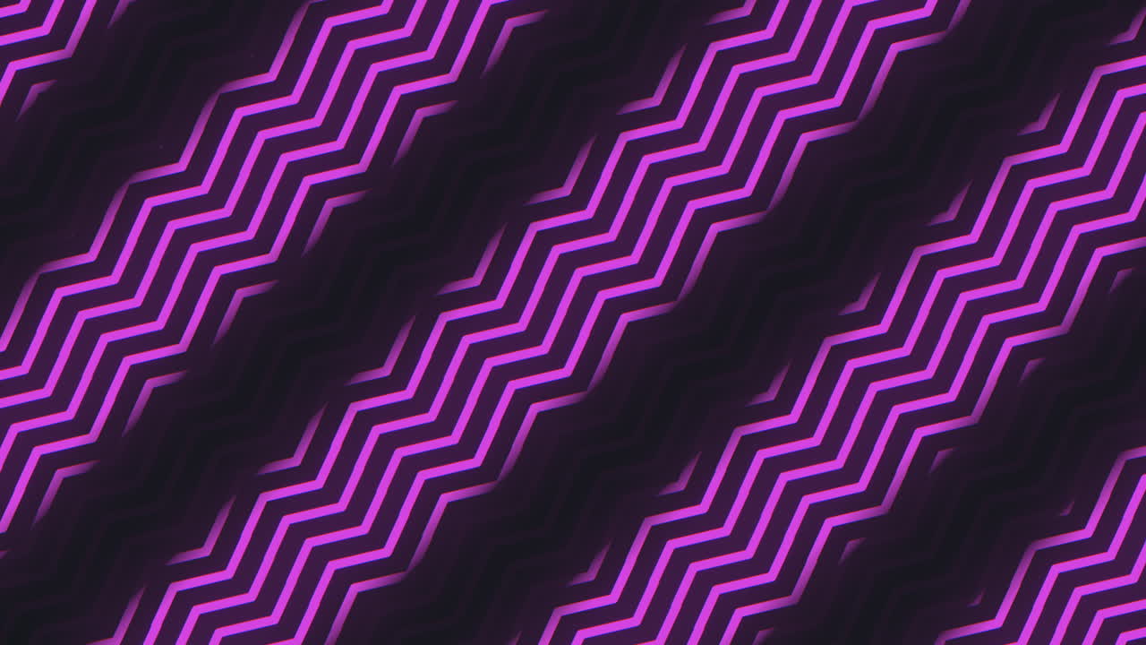Zigzagging purple and black chevron pattern