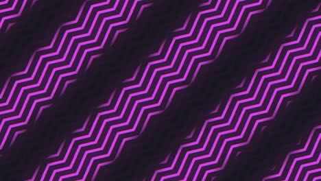 Zigzagging purple and black chevron pattern