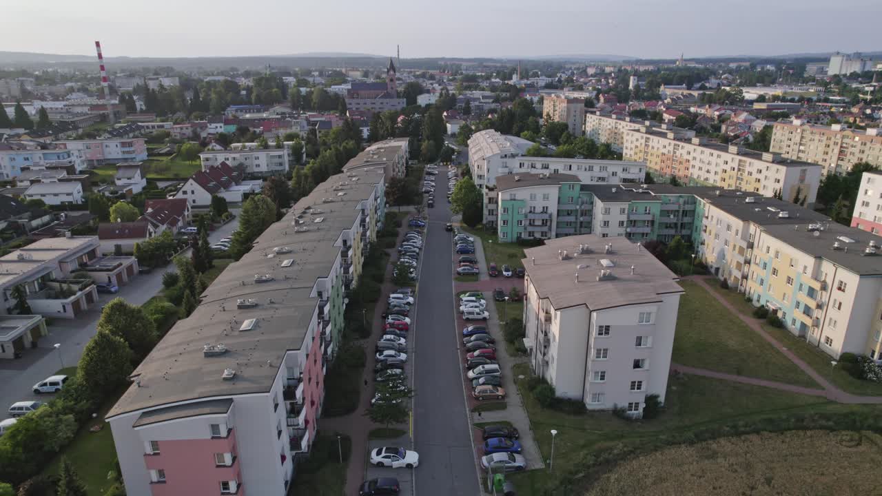 매력적인 도시 스비타비, 체코 공화국의 개발에서 도시 지역의 전망