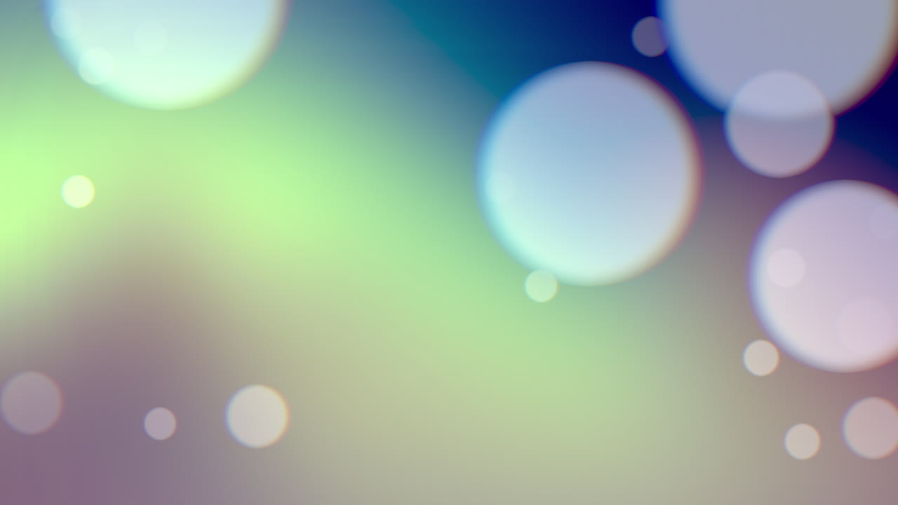 패션 그라데이션에 둥근 보케와 입자가 떨어지는 경우