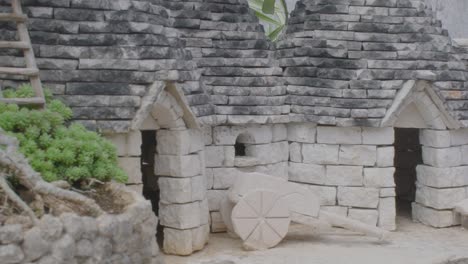 miniature buildings of alberobello, apulia, south italy