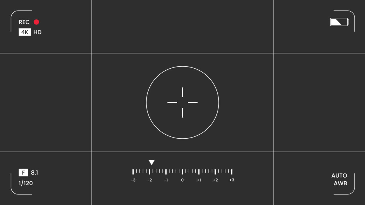 Motion Graphic of Hand drawn rec interface background