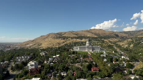 capitol hill en la ciudad de salt lake, utah - vecindario, paisaje urbano que establece el tiro