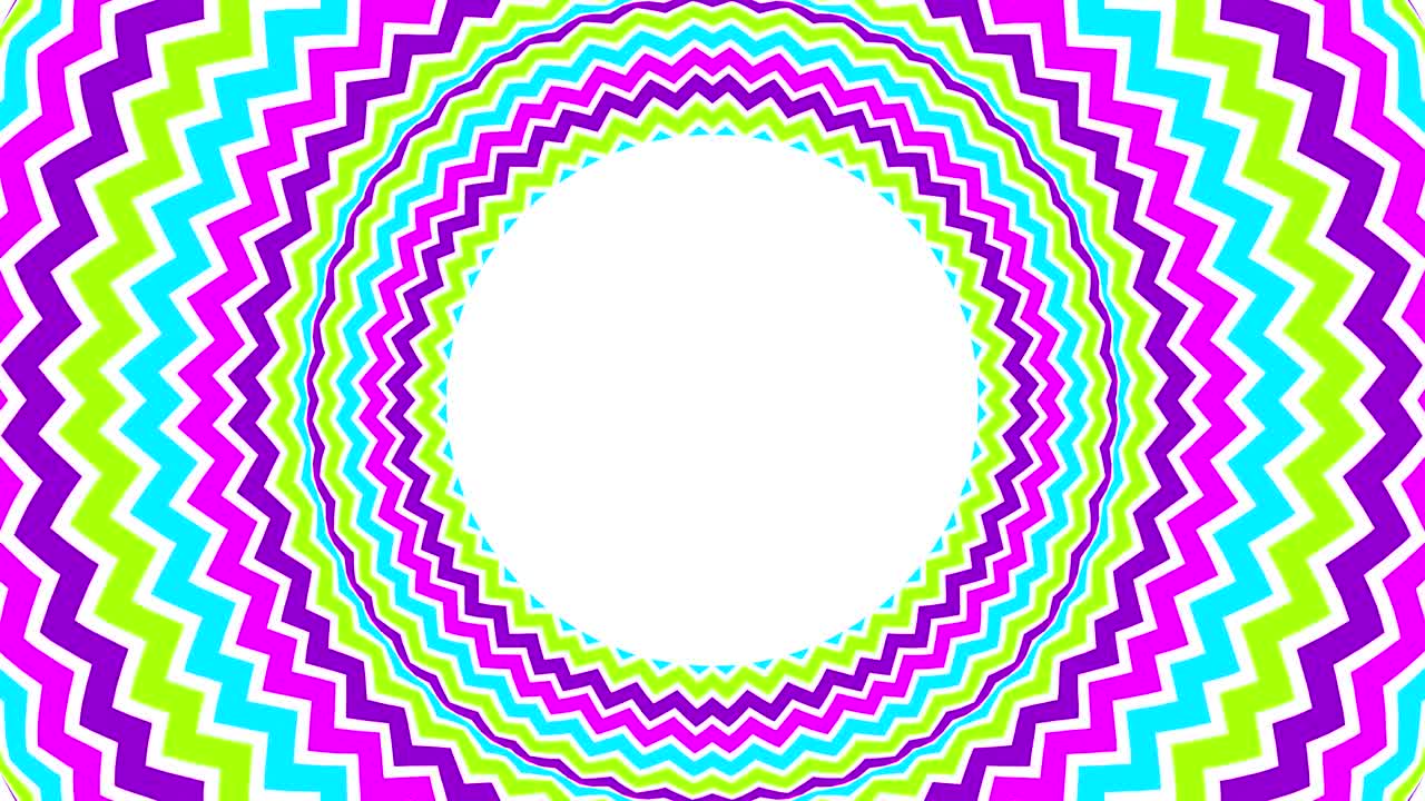 patrones círculos zigzag colores movimiento fondo