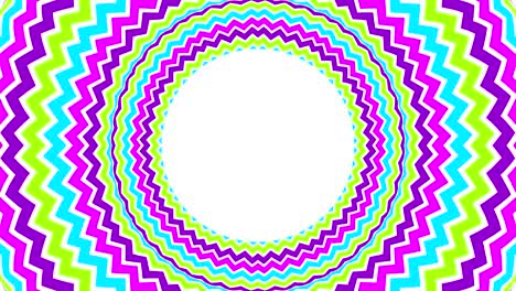 patterns circles zigzag colors motion background