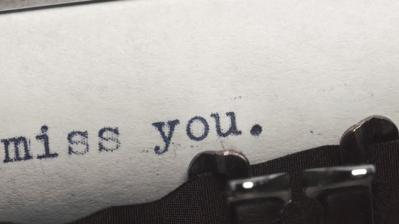 Close-up of Typewriter Text