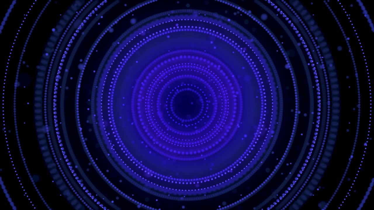 Abstract Blue and Purple Circles Pattern Background