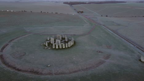 stonehenge at sunrise pull back clip5