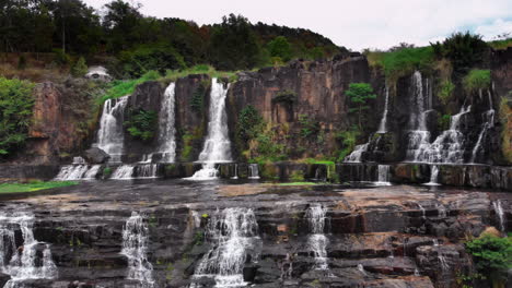 pongour elephant waterfall near dalat, vietnam
