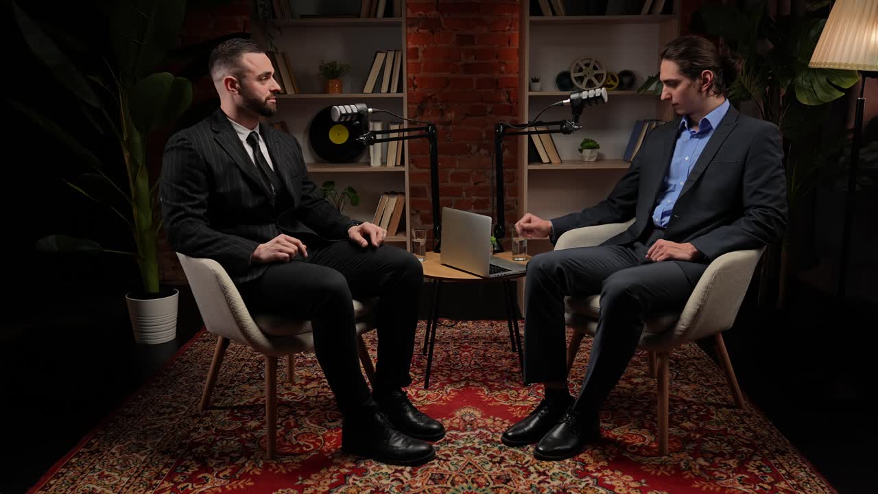 Podcast Interview of Two Businessmen