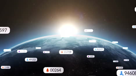 Sunrise-over-Earth-with-animated-notification-icons-and-numbers