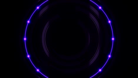 círculos de radiodifusión futuristas