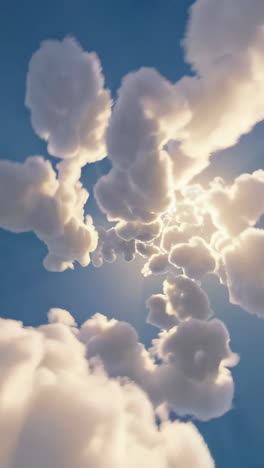 paisaje de nubes