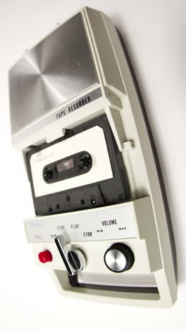 cassette tape in vertical