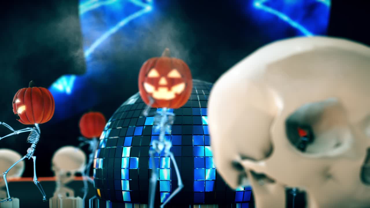디스코 댄싱 킨 시엄리스 루프 (halloween concept)