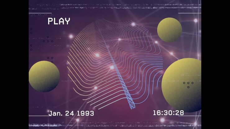 Animation of data processing over shapes