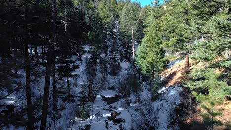 imágenes aéreas del área recreativa de helen hunt falls cerca de colorado springs colorado