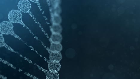 rotating plexus dna chain - blue version