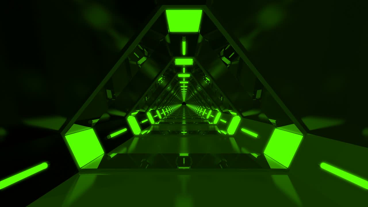 Festa futuristica verde infinita