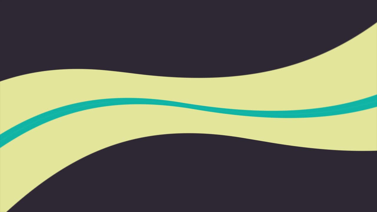 Colorful Abstract Wavy Lines Flowing Background Loop