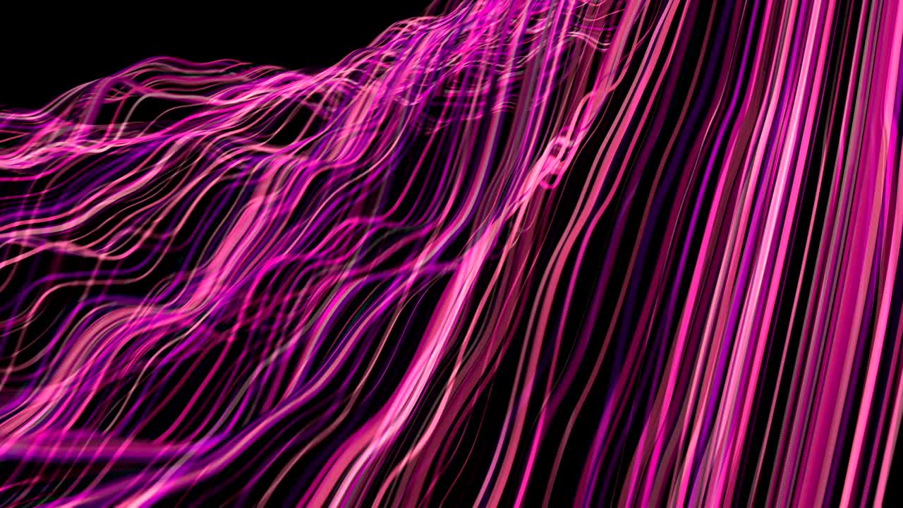 Linee d'onda di dati astratte