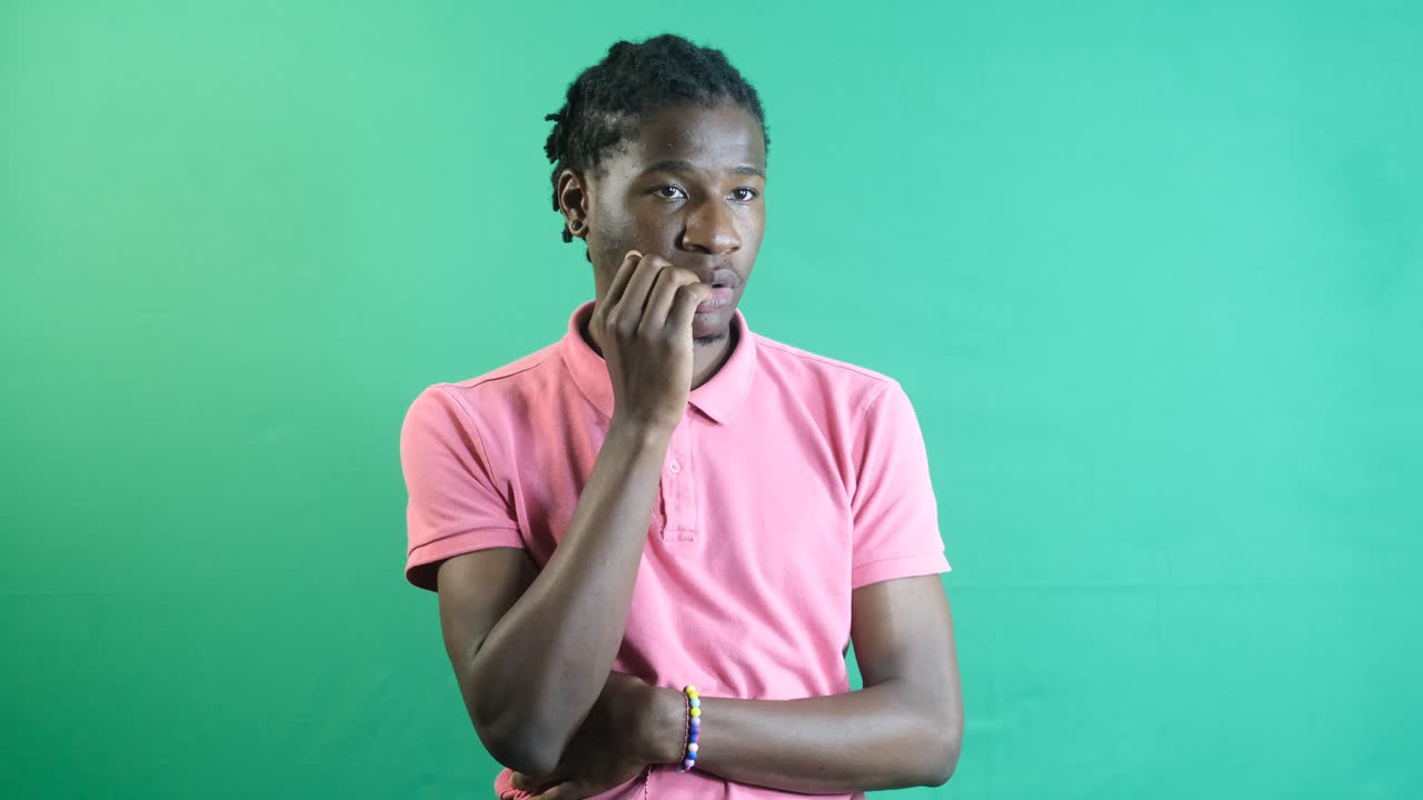 Worried Black Man