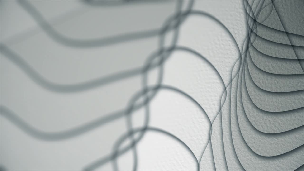 회색 바탕에 흐르는 선, 부드러운 파동, 추상화