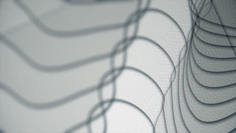 fließende linien auf einem grauen hintergrund. glatte wellen abstraktion