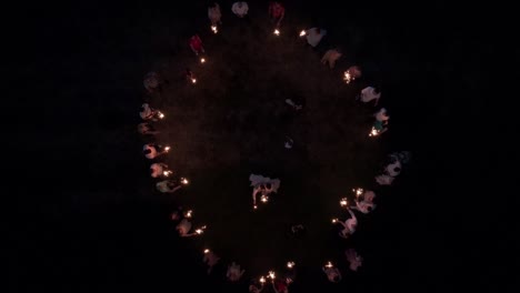 under the stars, celebrating with light, love that shines forever bright