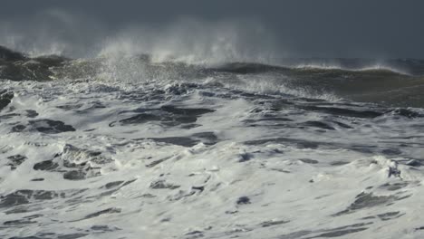 Slow-motion-shot-of-rough-Atlantic-waves