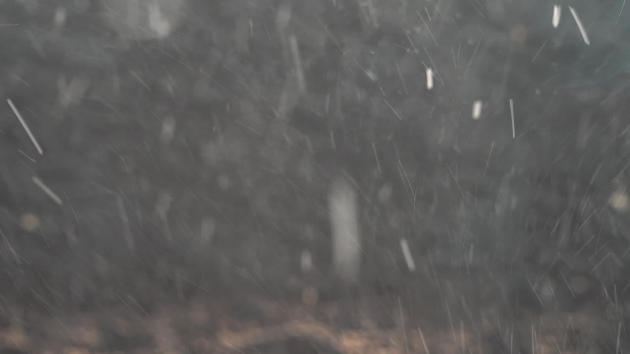 Abstract shot of the showfall