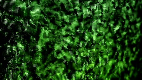 informazione tecnologica moderna ciclo di sfondo digitale verde