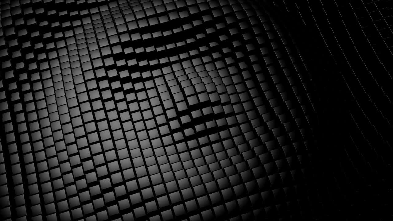 sullo sfondo di cubi animati