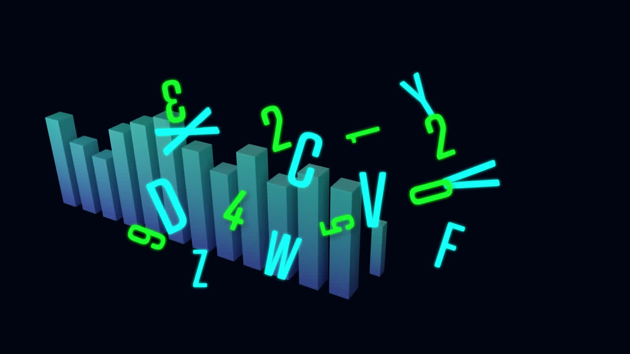 Animation of financial data processing