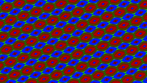 patrón gráfico que cambia de color a medida que gira hacia la izquierda