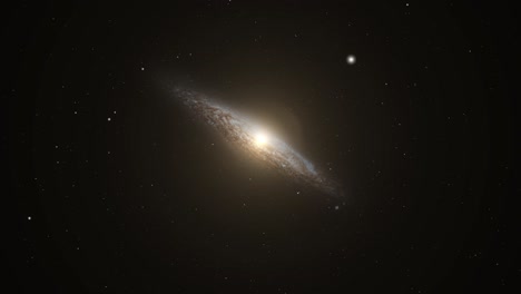 Die-Galaxie-Ist-Eine-Riesige-Fläche-Aus-Sternen,-Gas-Und-Staub