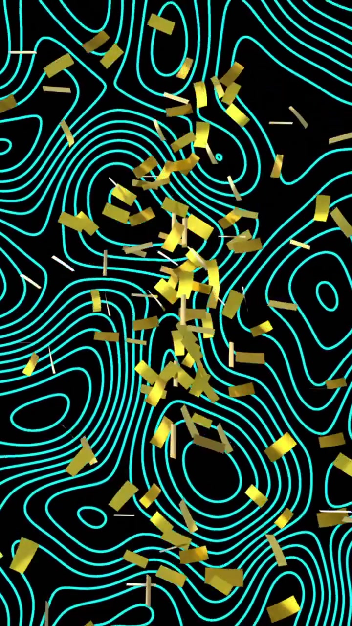 Animazione di linee di contorno in movimento su un uomo che indossa un visore VR