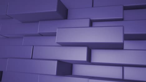 animated abstract background from moving cubes