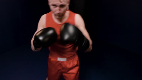 sesión de entrenamiento de boxeo