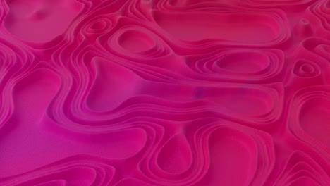 abstract minimalistic background with pink noise wave field. detailed displaced surface. modern background template for documents, reports and presentations. sci-fi futuristic. 3d loop animation