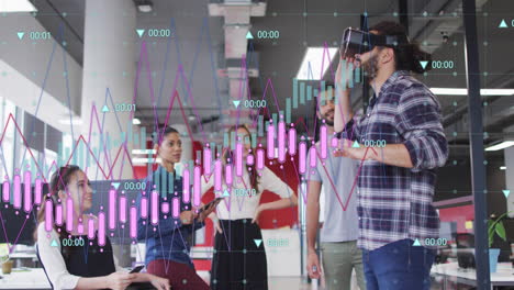 Animación-Del-Procesamiento-De-Datos-Financieros-Sobre-Diversos-Empresarios-En-El-Cargo