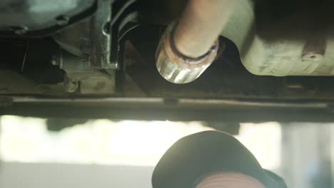 car exhaust repair or maintenance