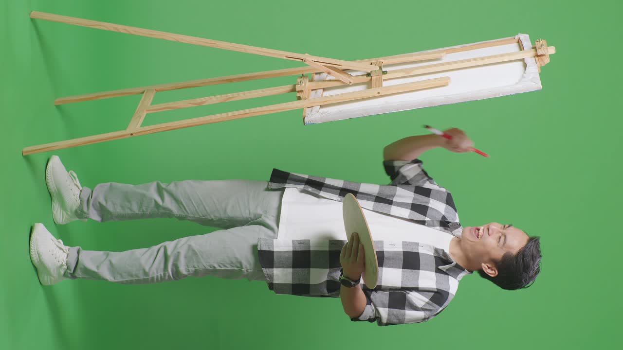 흥분한 예술가 그림