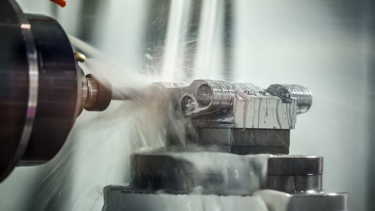 Metalworking CNC milling machine.
