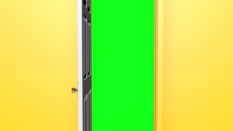 Green-screen-opening-door-transition