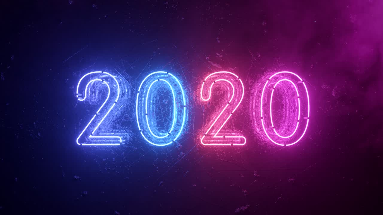 Neon 2020 Sign